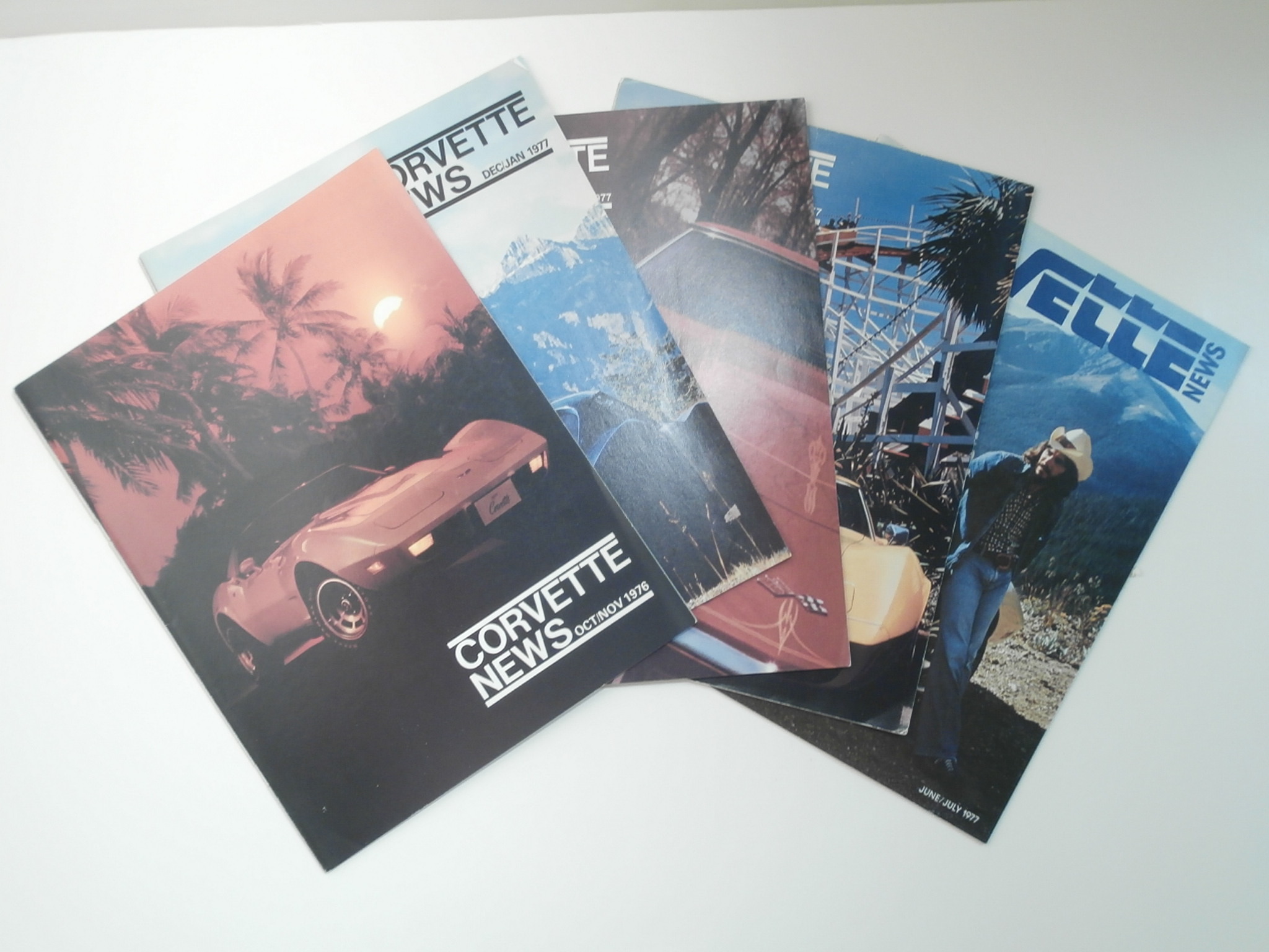 Corvette News Magazine 1976 Volume 20 Issues 1-2-3-4-5